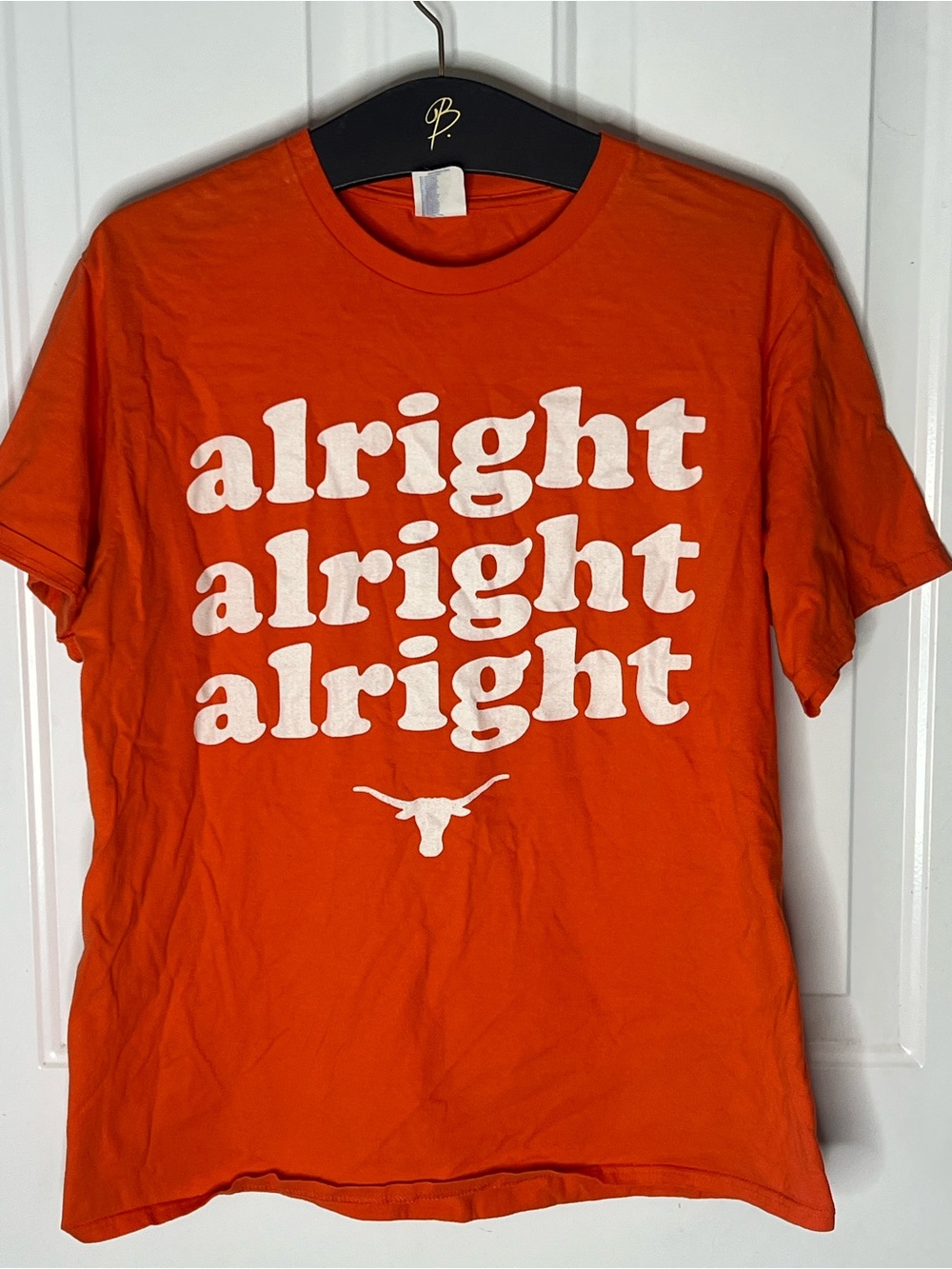 Alright Alright Alright U Of Texas UT Longhorns Matthew McConaughey Shirt Large